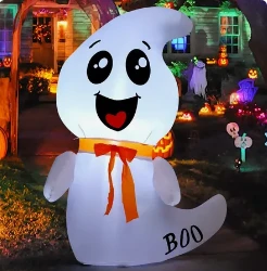 Inflable de Halloween de 1.2 m: fantasma "BOO"